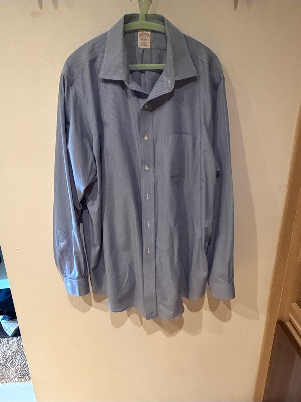 Brooks Brothers Light Blue Men's Dress Shirt - Long Sleeve